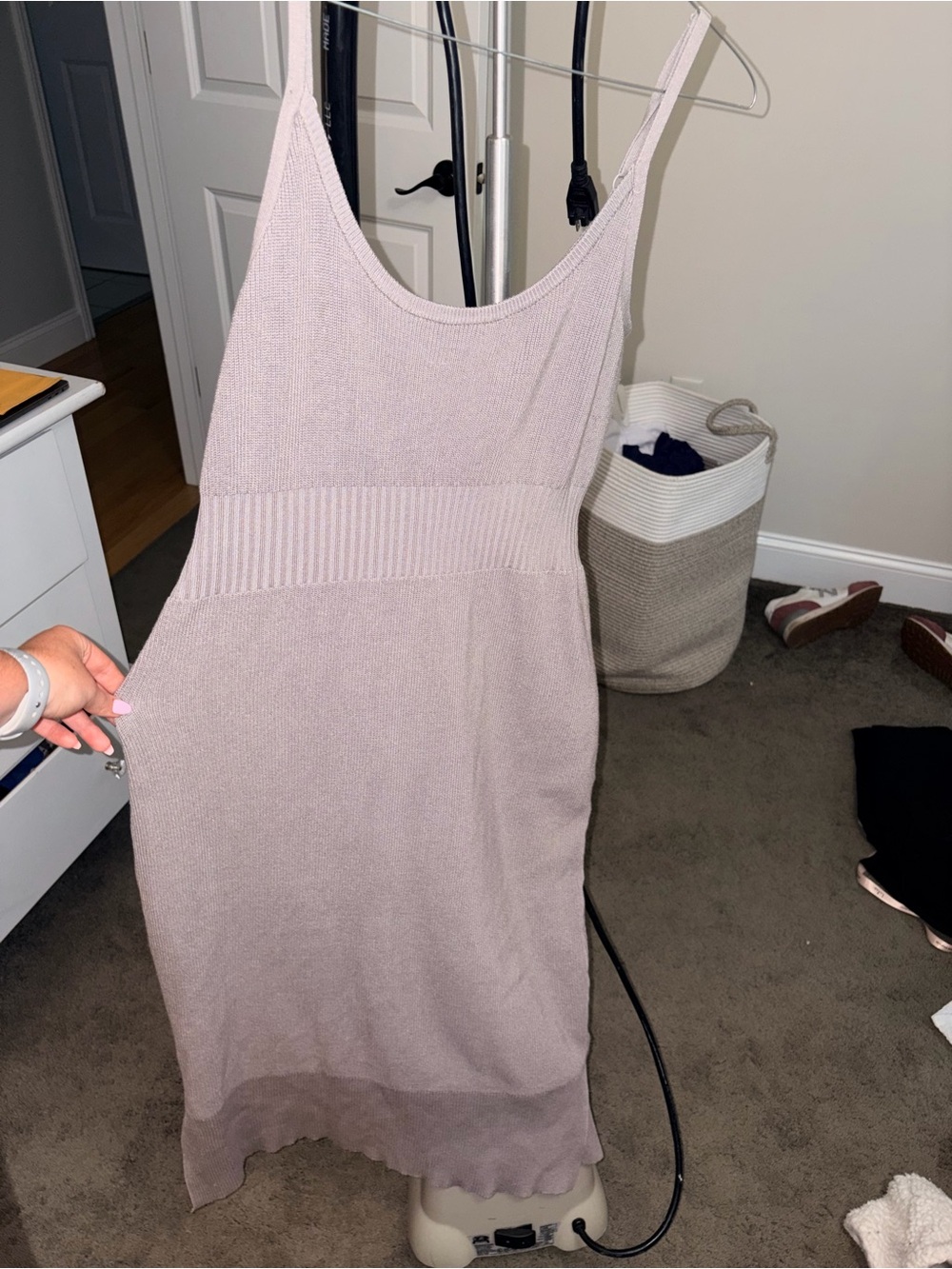 Freshman 1996 Women's Midi Dress in Dusty Mauve